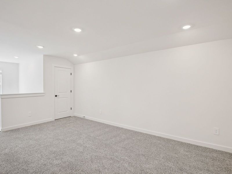 The upstairs loft gives the kids a place to hangout.