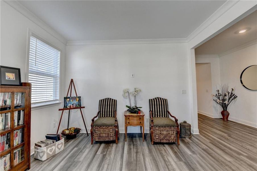 Furnished interior view inside a new home in Bailey Fence, Dacula (Image 17).
