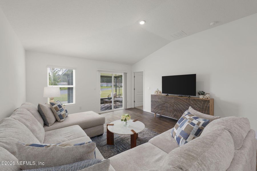 Furnished interior view inside a new home in , Bunnell (Image 11).