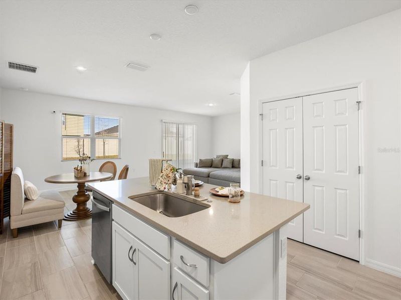 Furnished interior view inside a new home in Marion Ridge, Haines City (Image 9). Furnished interior view inside a new home in Marion Ridge, Haines City (Image 9).
