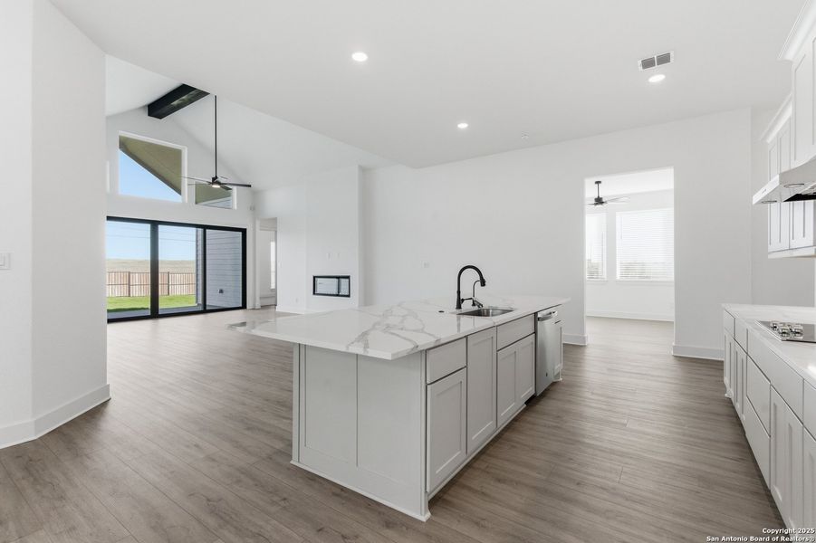 Furnished interior view inside a new home in Sienna Lakes, San Antonio (Image 8).
