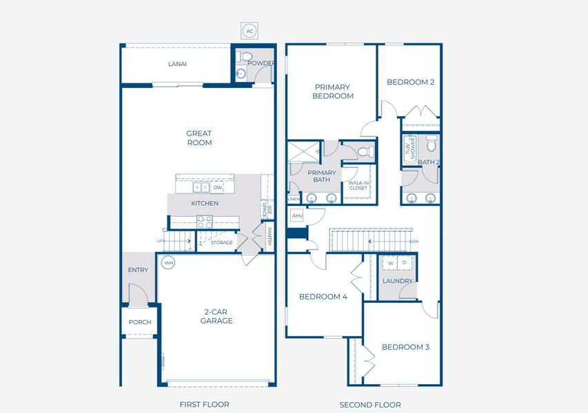 2D floor plan layout of this home in Sky Lakes Towns, St. Cloud, FL (Image 2). 2D floor plan layout of this home in Sky Lakes Towns, St. Cloud, FL (Image 2).