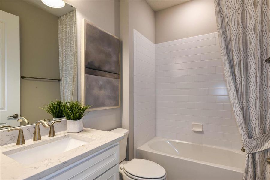 Furnished interior view inside a new home in Del Webb Sunbridge, St. Cloud (Image 26).