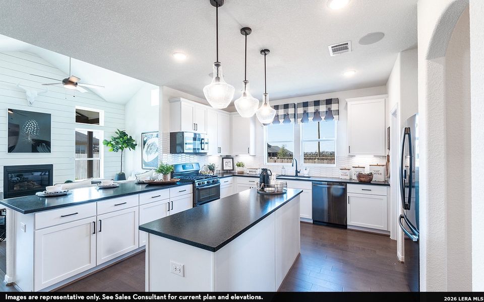 Furnished interior view inside a new home in Megan's Landing, Castroville (Image 10).