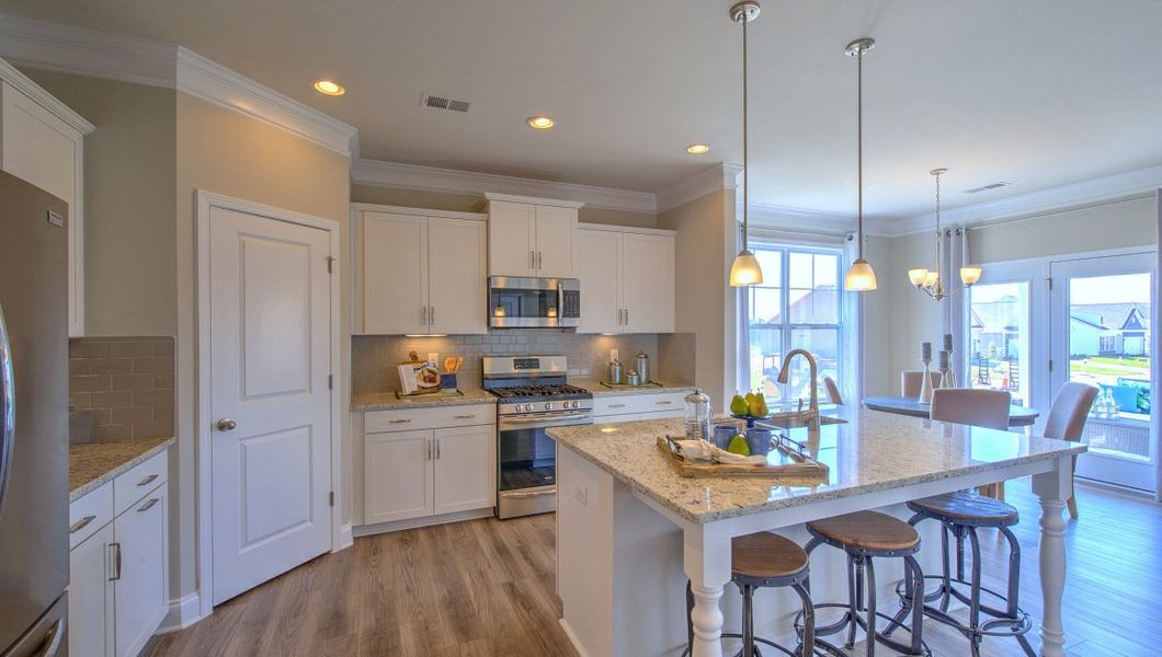 Furnished interior view inside a new home in Reserve at Tap Root Farms, Fletcher (Image 14).