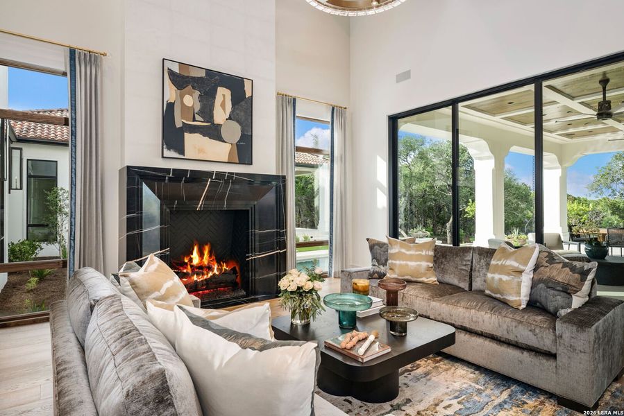 Furnished interior view inside a new home in , Boerne (Image 10).