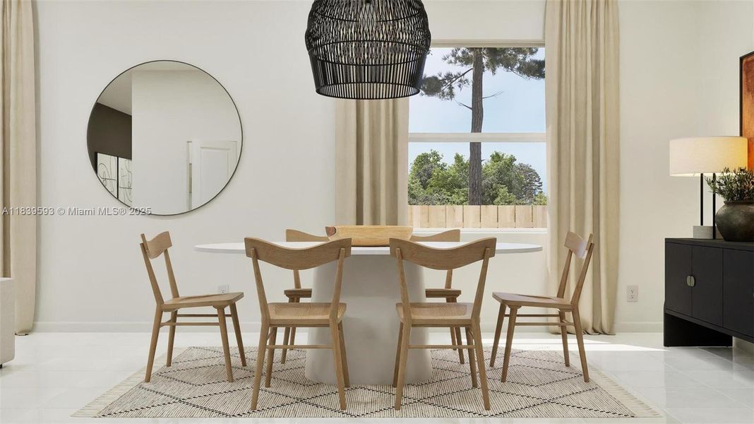 Furnished interior view inside a new home in Coral Landings, Florida City (Image 8).