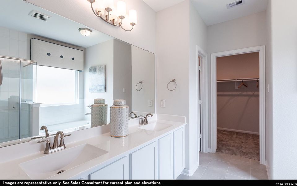 Furnished interior view inside a new home in Red Hawk Landing, San Antonio (Image 5).