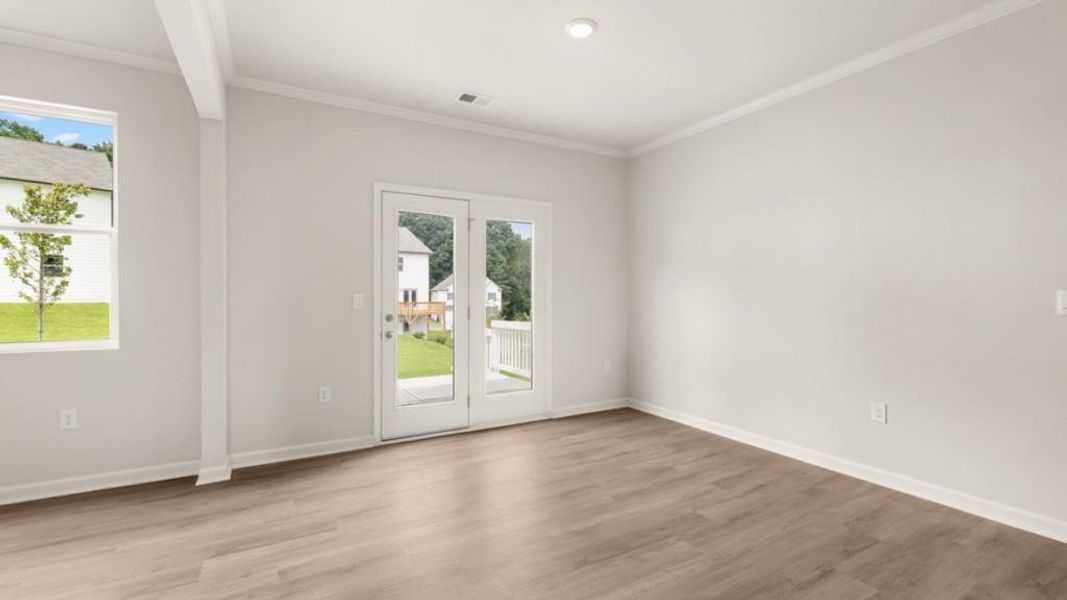 Spacious, unfurnished interior of a new home in Liberty Crossing, Braselton (Image 20).