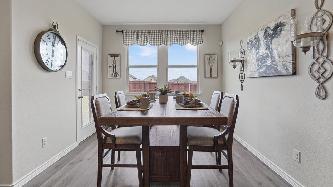Representative furnished interior of a home built from the Galena by D.R. Horton in Lakewood Trails, Forney (Image 8). Representative furnished interior of a home built from the Galena by D.R. Horton in Lakewood Trails, Forney (Image 8).