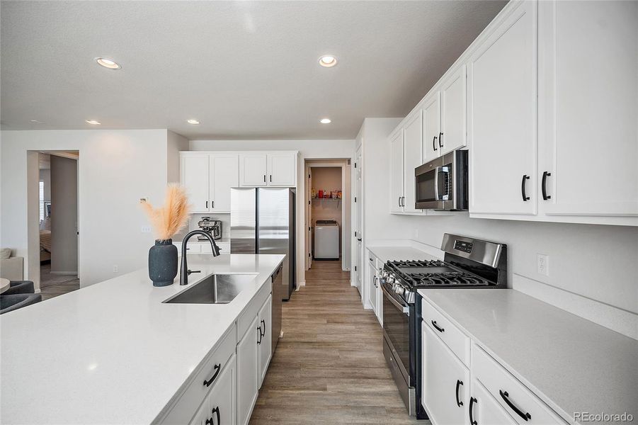 Furnished interior view inside a new home in Paint Brush Hills, Peyton (Image 33).