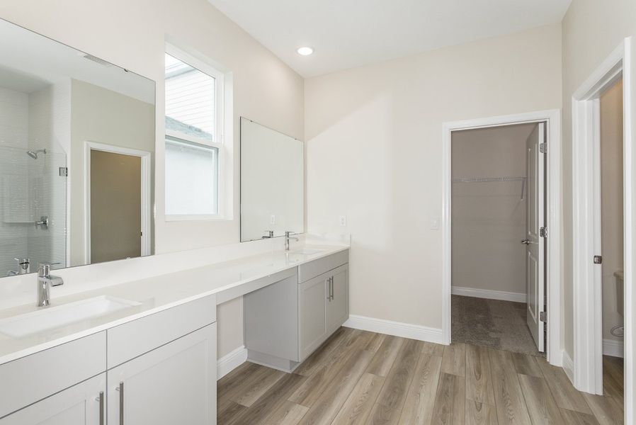 Furnished interior view inside a new home in Pasadena Woods, Wesley Chapel (Image 10). Furnished interior view inside a new home in Pasadena Woods, Wesley Chapel (Image 10).
