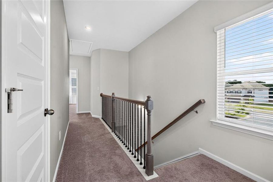 Spacious, unfurnished interior of a new home in Fuller Station, Loganville (Image 40).