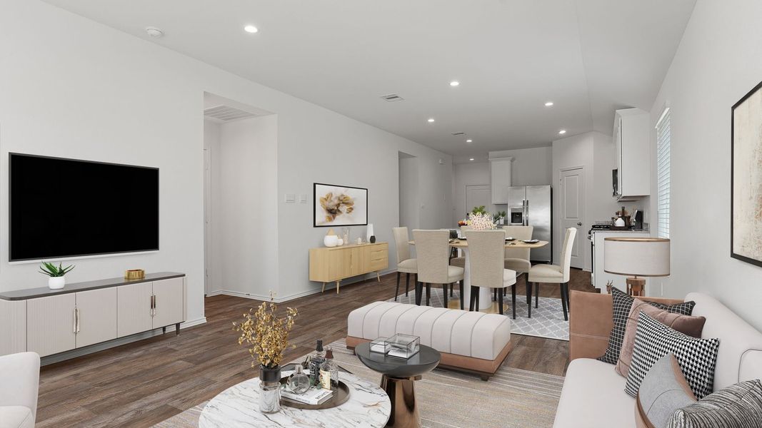 Furnished interior view inside a new home in Tamarron, Katy (Image 11). Furnished interior view inside a new home in Tamarron, Katy (Image 11).