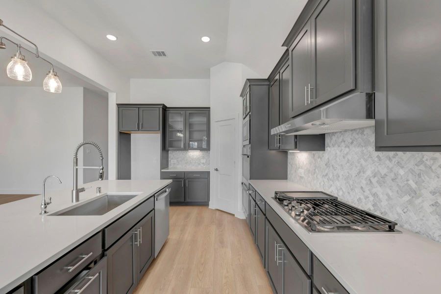 Furnished interior view inside a new home in The Oaks on 6th Street, Magnolia (Image 7).