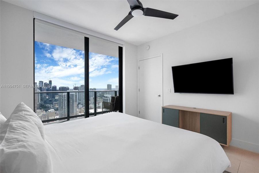 Furnished interior view inside a new home in , Miami (Image 9).