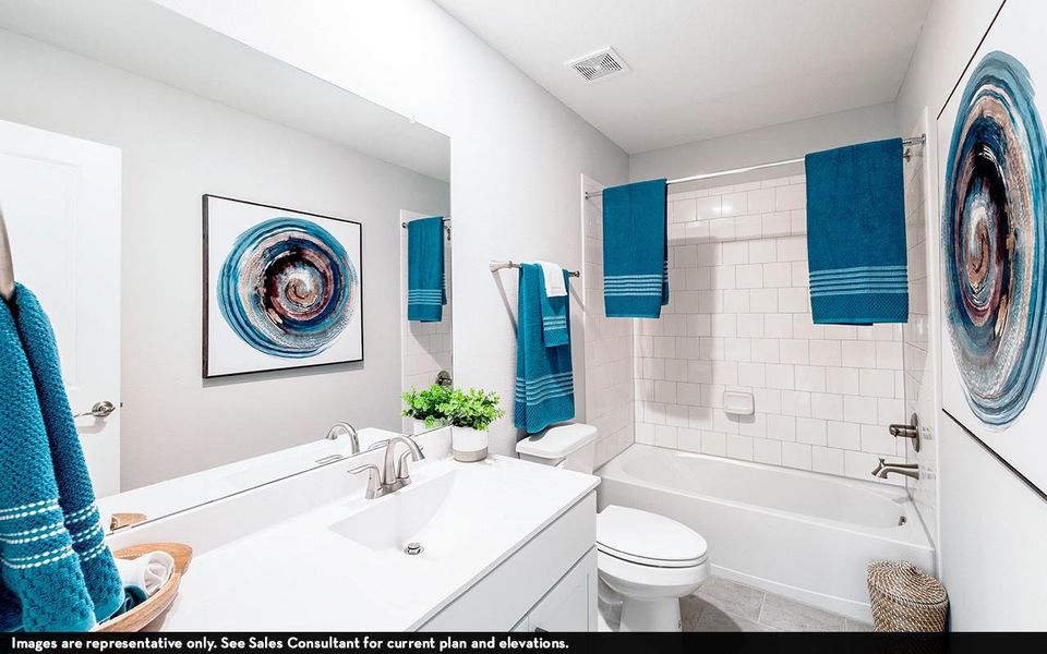 Furnished interior view inside a new home in Creekhaven, Rosharon (Image 13).