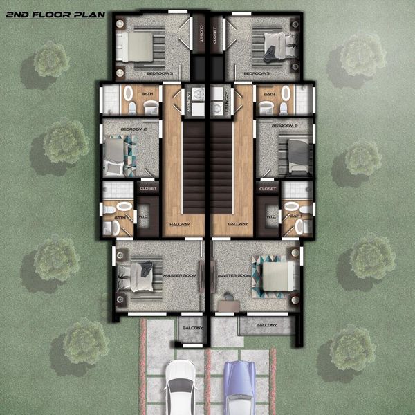 2D floor plan layout of this home in , Houston, TX (Image 4).
