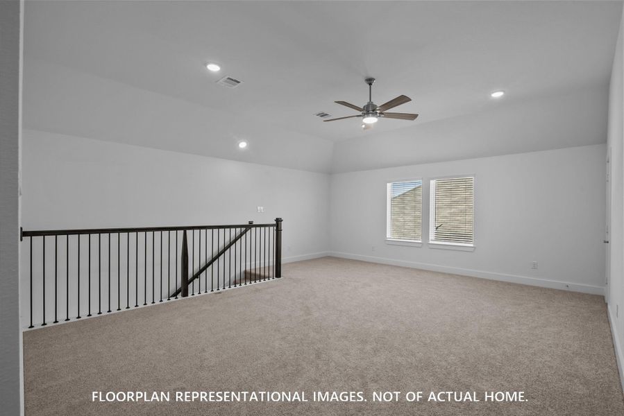 Spacious, unfurnished interior of a new home in Pinewood at Grand Texas, New Caney (Image 14).