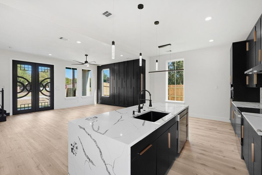 Furnished interior view inside a new home in , Channelview (Image 7).