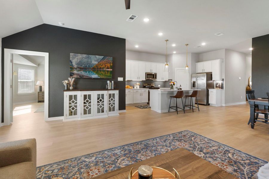 Furnished interior view inside a new home in , Magnolia (Image 7).