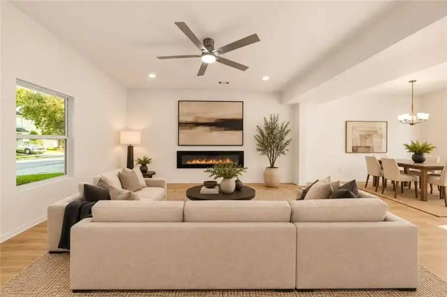 Furnished interior view inside a new home in , Stockbridge (Image 6). Furnished interior view inside a new home in , Stockbridge (Image 6).