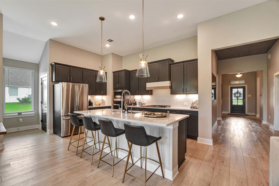 Furnished interior view inside a new home in Lone Star Landing, Montgomery (Image 14).