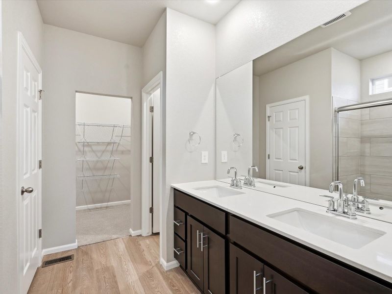 Furnished interior view inside a new home in Paint Brush Hills, Peyton (Image 6). Furnished interior view inside a new home in Paint Brush Hills, Peyton (Image 6).