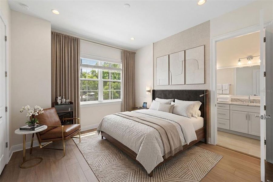 Furnished interior view inside a new home in , Tampa (Image 14). Furnished interior view inside a new home in , Tampa (Image 14).