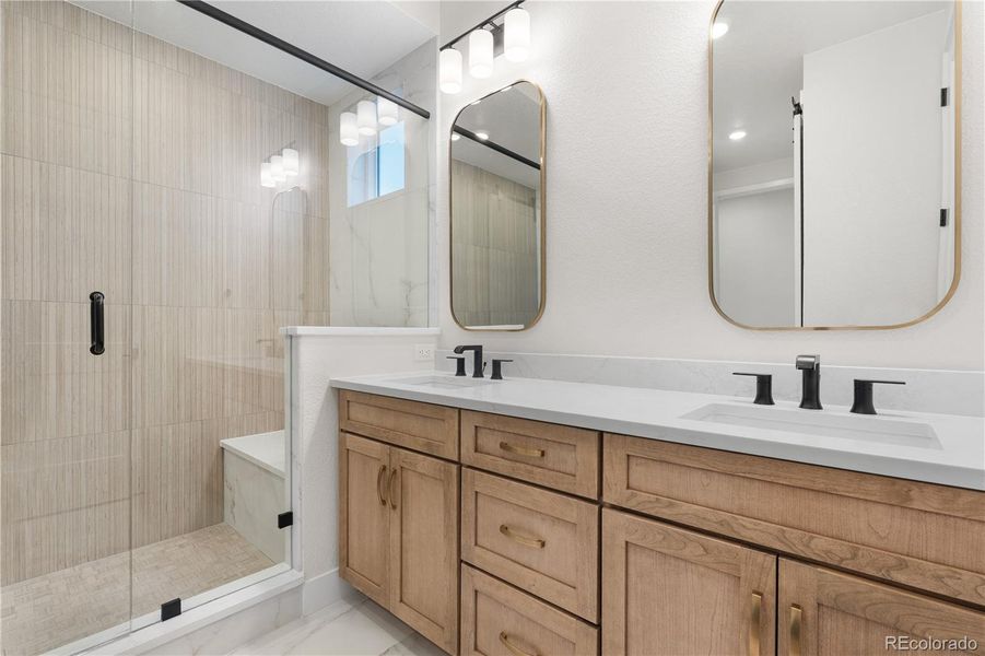 Furnished interior view inside a new home in Autograph at Lyric, Lone Tree (Image 19).