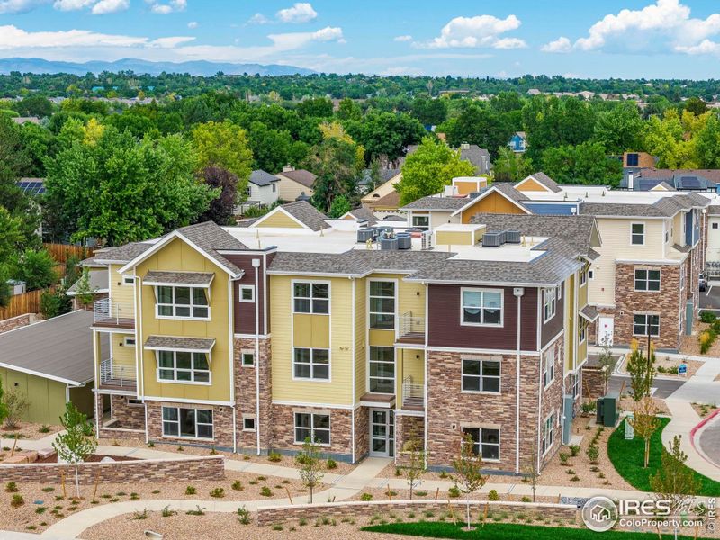 Front exterior of a new home in , Lafayette, CO, highlighting curb appeal (Image 1).
