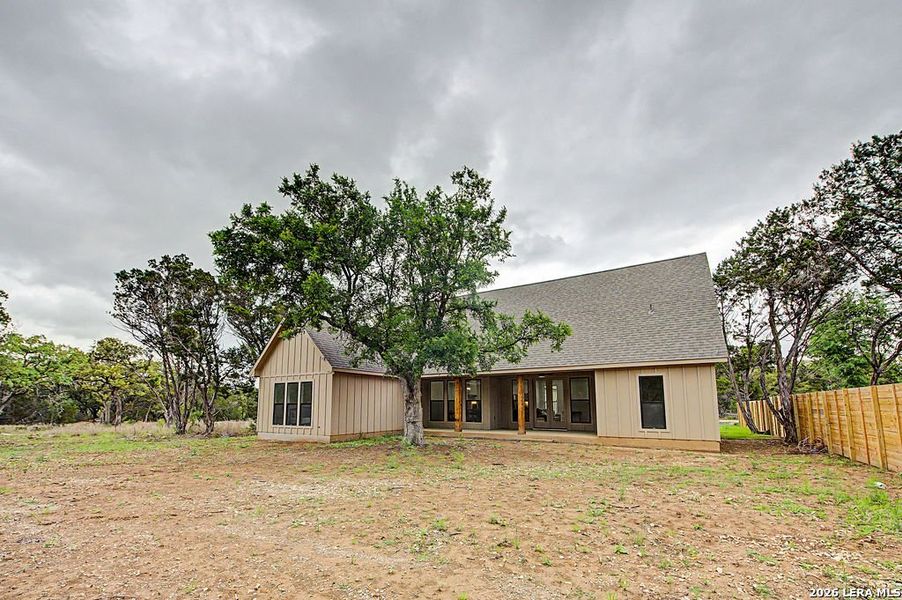Exterior details and patio area of a home in , Wimberley (Image 22).