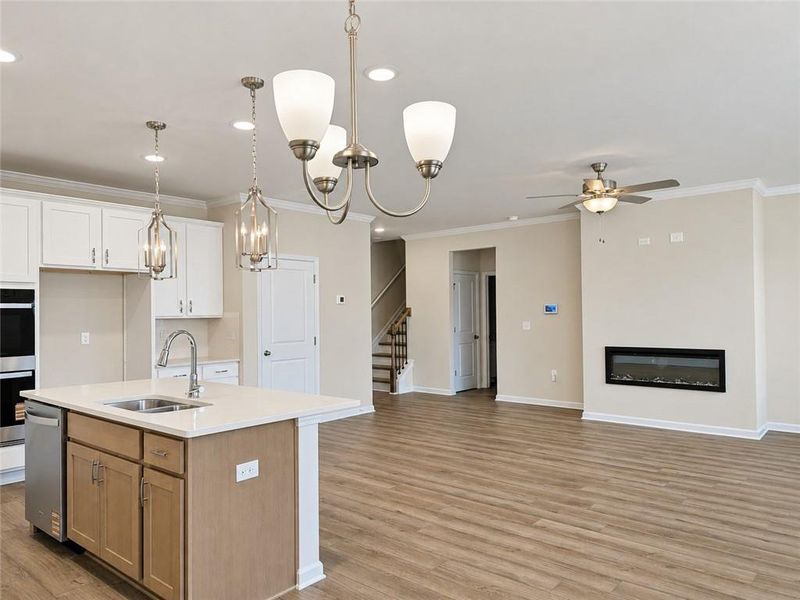 Furnished interior view inside a new home in Alcovy Village, Lawrenceville (Image 6). Furnished interior view inside a new home in Alcovy Village, Lawrenceville (Image 6).