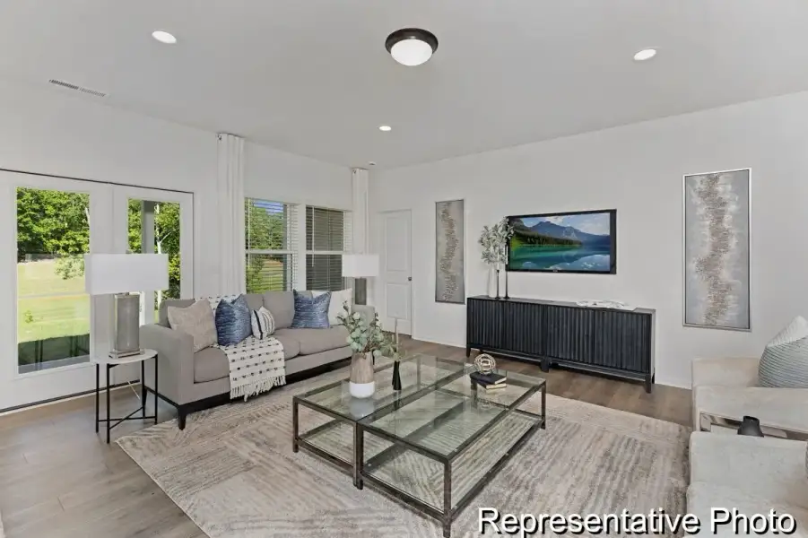 Furnished interior view inside a new home in Wendell Springs, Wendell (Image 9).