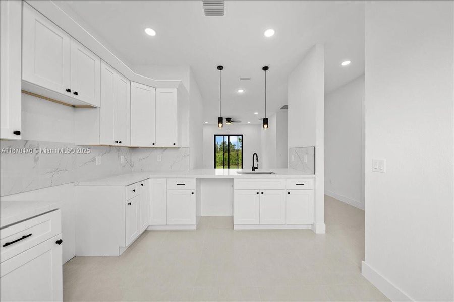 Furnished interior view inside a new home in , Lehigh Acres (Image 8). Furnished interior view inside a new home in , Lehigh Acres (Image 8).