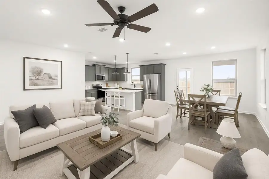 Concord II Kitchen and Living