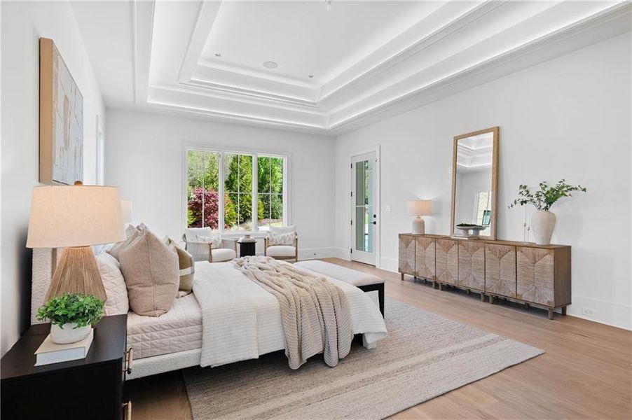 Furnished interior view inside a new home in , Milton (Image 35).