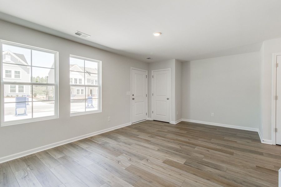 Spacious, unfurnished interior of a new home in Astoria, Columbia (Image 15). Spacious, unfurnished interior of a new home in Astoria, Columbia (Image 15).