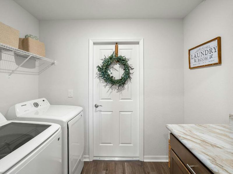 You`ll appreciate built-in convenience, such as this drop zone at the garage entry - Serendipity by Highland Homes You`ll appreciate built-in convenience, such as this drop zone at the garage entry - Serendipity by Highland Homes