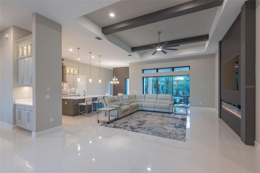 Furnished interior view inside a new home in , Sarasota (Image 38). Furnished interior view inside a new home in , Sarasota (Image 38).