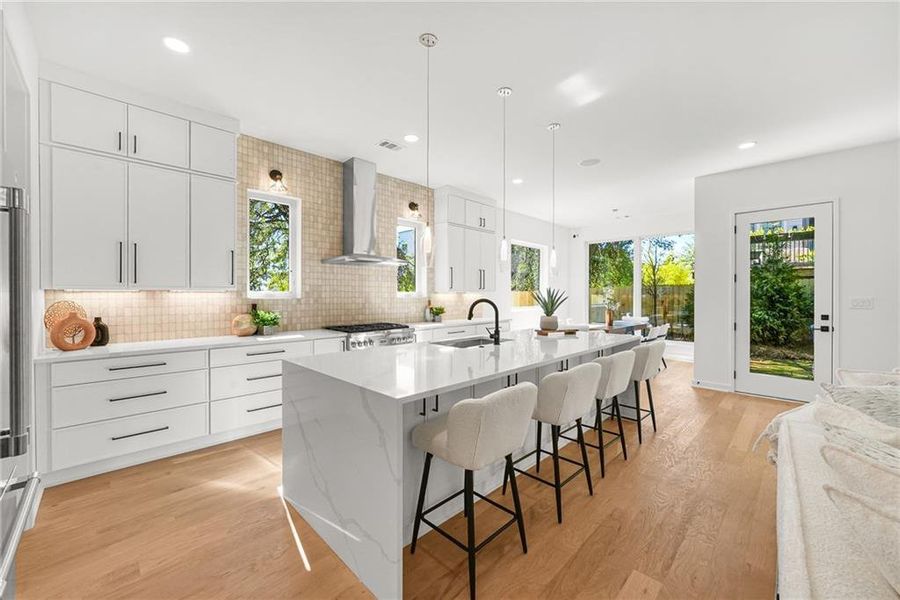 Furnished interior view inside a new home in , Atlanta (Image 18).