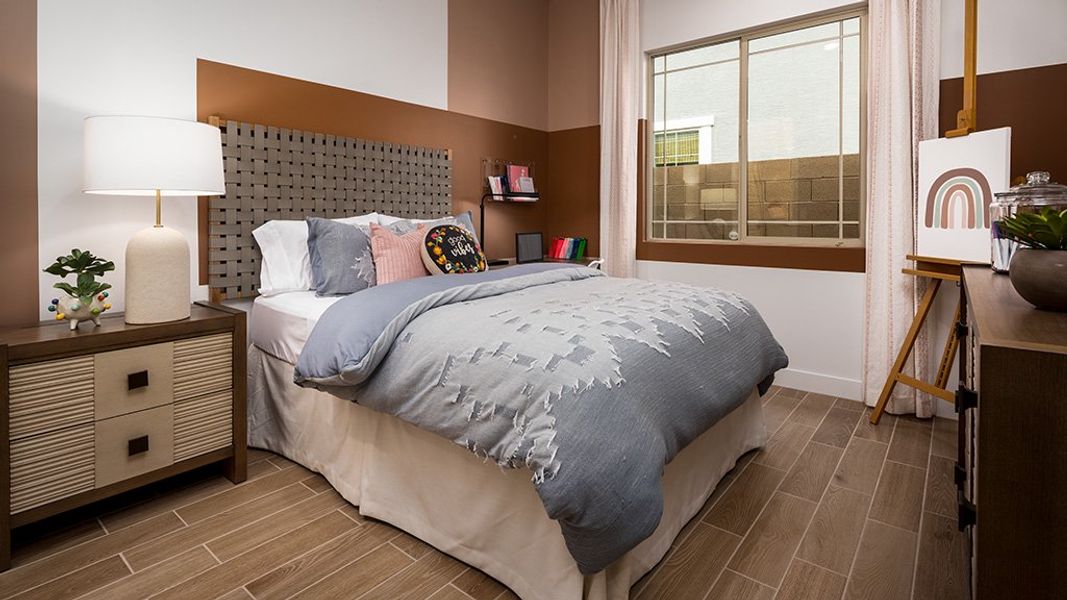 Furnished interior view inside a new home in Ellsworth Ranch, Queen Creek (Image 9).