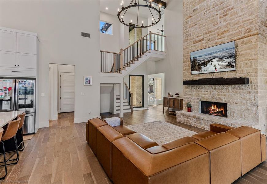 Furnished interior view inside a new home in , Heath (Image 10).