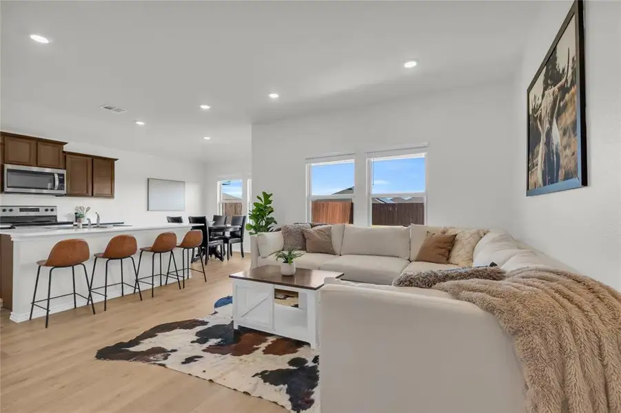 Furnished interior view inside a new home in , Princeton (Image 13).