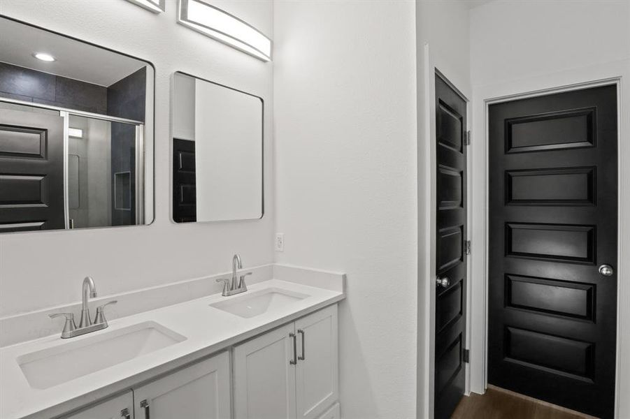 Furnished interior view inside a new home in , Purdon (Image 14).