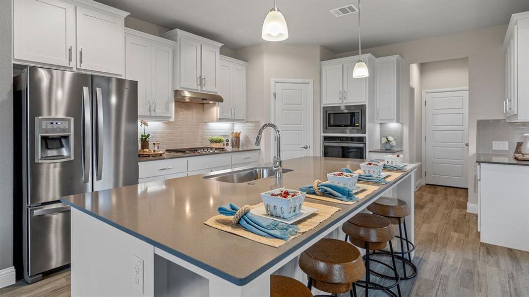 Furnished interior view inside a new home in Lakeview Pointe, Grand Prairie (Image 24).