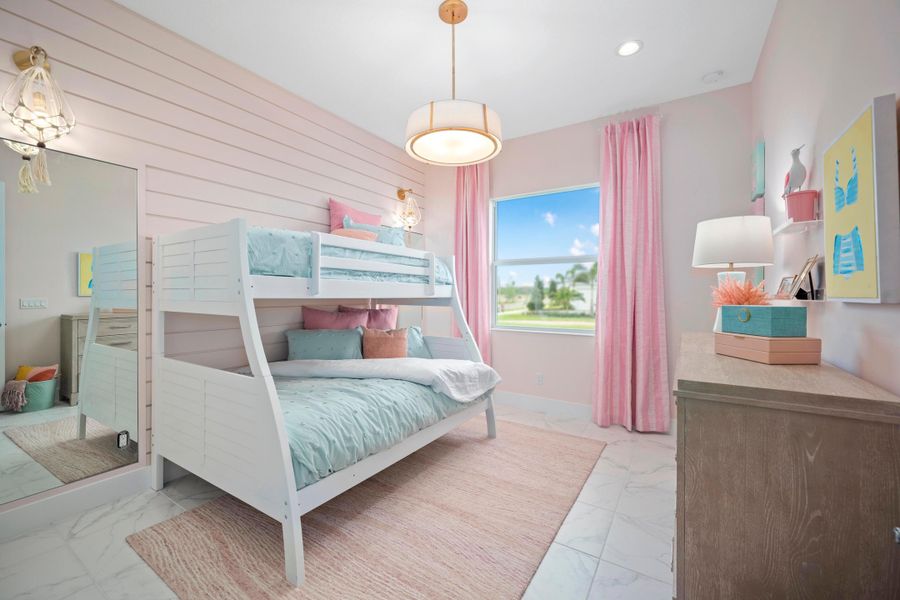 2D floor plan layout for the Mariposa by GHO Homes in Belterra, Port St. Lucie, FL (Image 86).