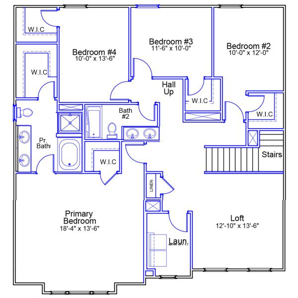 2D floor plan layout of this home in Ellington, Elgin, SC (Image 3).