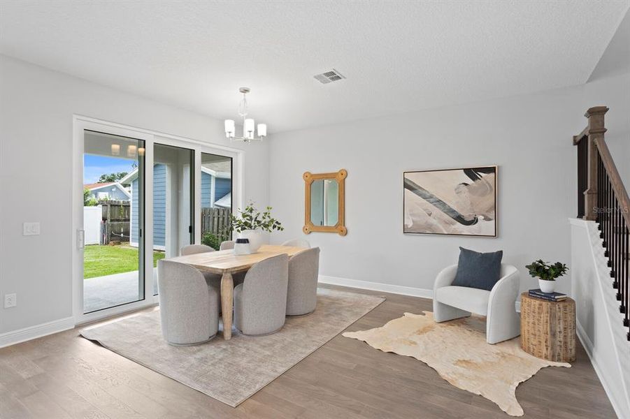 Furnished interior view inside a new home in , Tampa (Image 11).