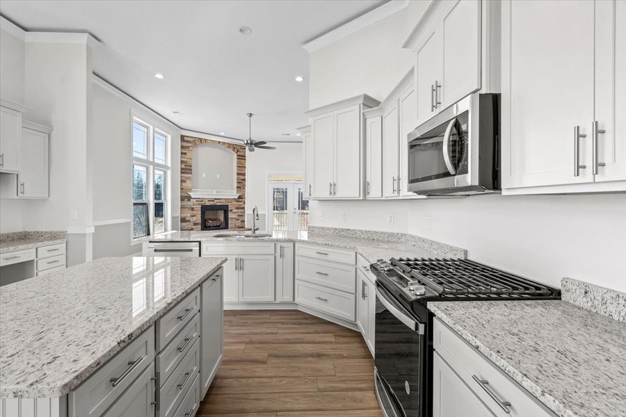 Representative furnished interior of a home built from the Caterina Elite by Enchanted Homes in Tubbs Mountain Estates, Travelers Rest (Image 6).